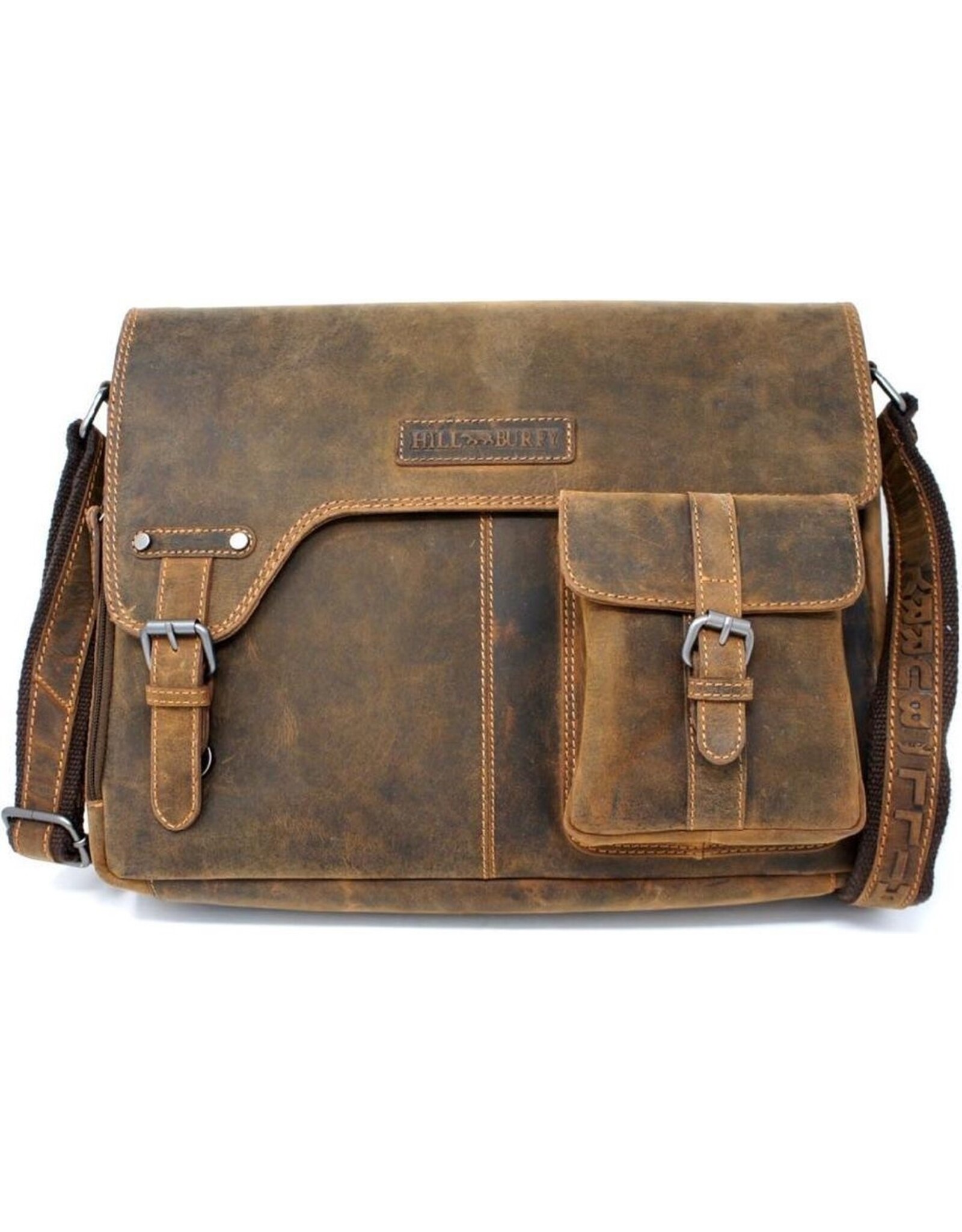 HillBurry Leren werktassen en Leren laptoptassen - HillBurry laptoptas - werktas Large