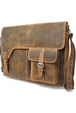 HillBurry Leren werktassen en Leren laptoptassen - HillBurry laptoptas - werktas Large