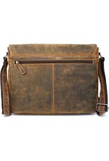 HillBurry Leren werktassen en Leren laptoptassen - HillBurry laptoptas - werktas Large