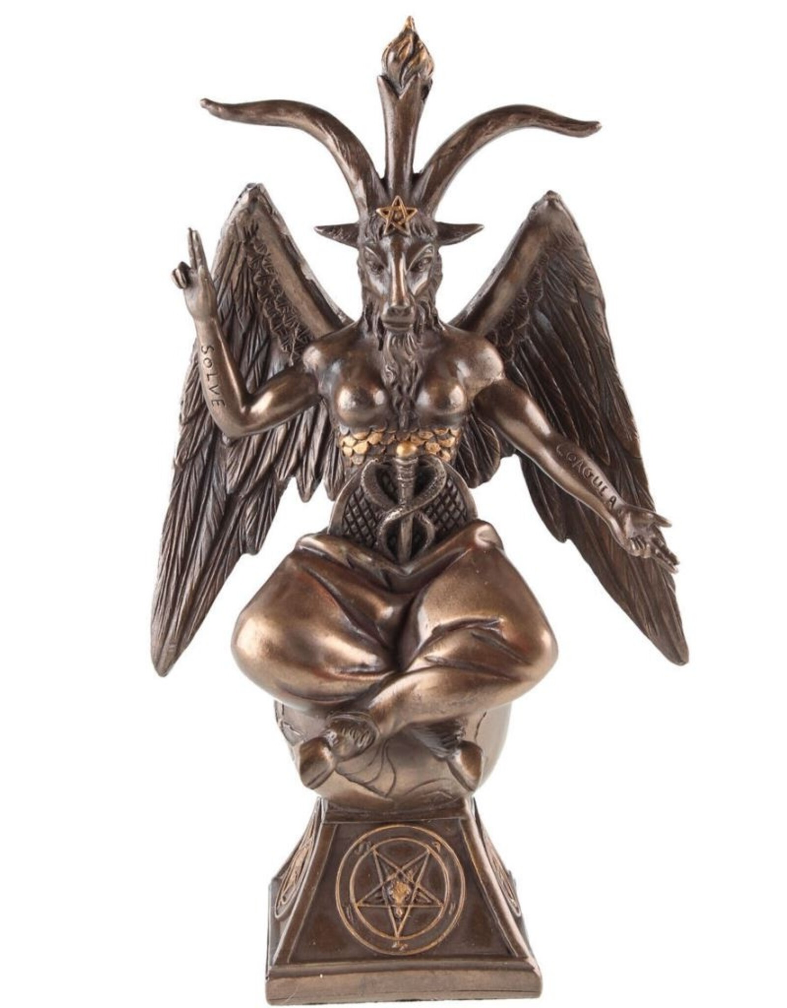 NemesisNow Giftware & Lifestyle - Baphomet Gebronds beeld 24cm