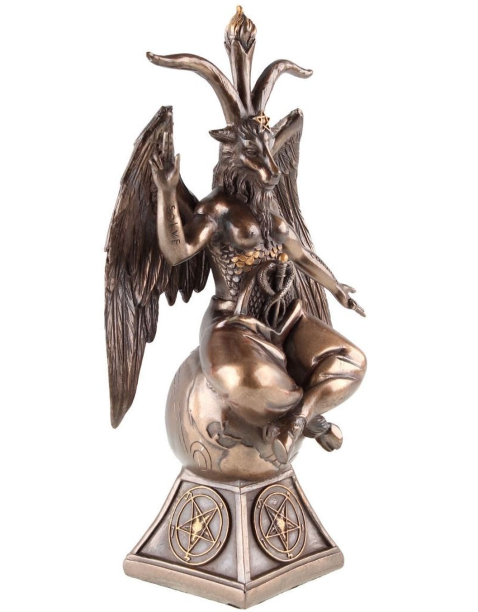 NemesisNow Giftware & Lifestyle - Baphomet Gebronds beeld 24cm