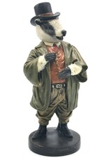 DS Giftware & Lifestyle - Badger with Tall Hat and Jacket 29.5cm