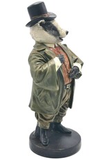 DS Giftware & Lifestyle - Badger with Tall Hat and Jacket 29.5cm