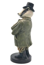 DS Giftware & Lifestyle - Badger with Tall Hat and Jacket 29.5cm