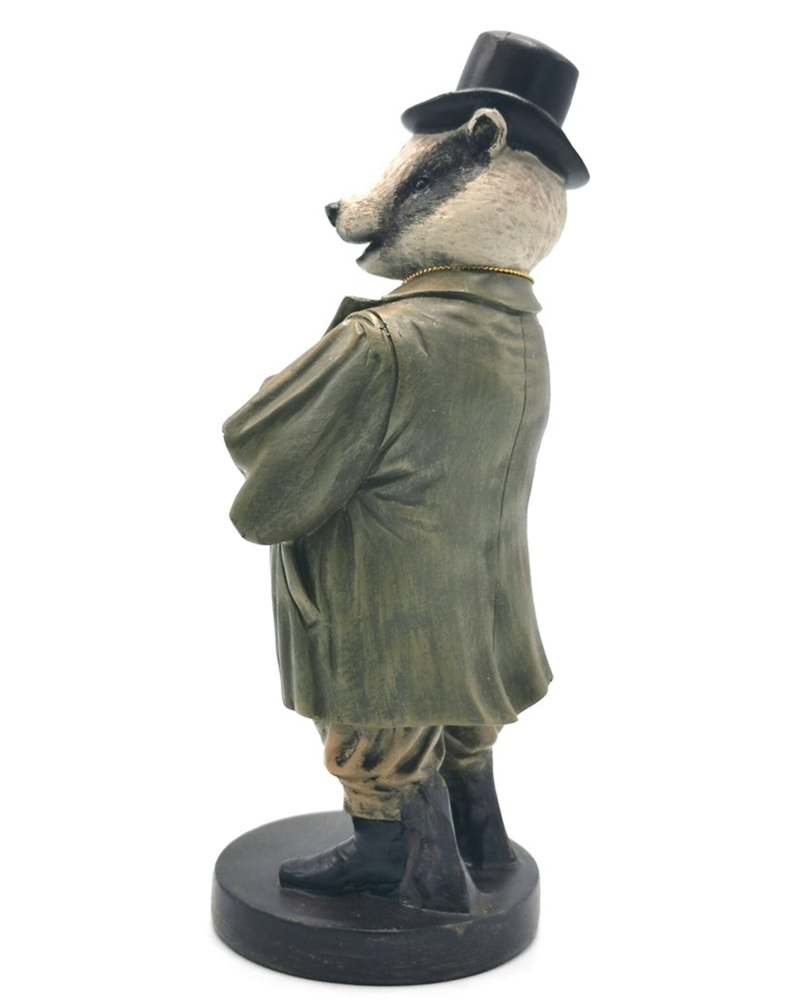 DS Giftware & Lifestyle - Badger with Tall Hat and Jacket 29.5cm