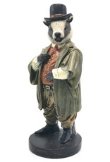 DS Giftware & Lifestyle - Badger with Tall Hat and Jacket 29.5cm