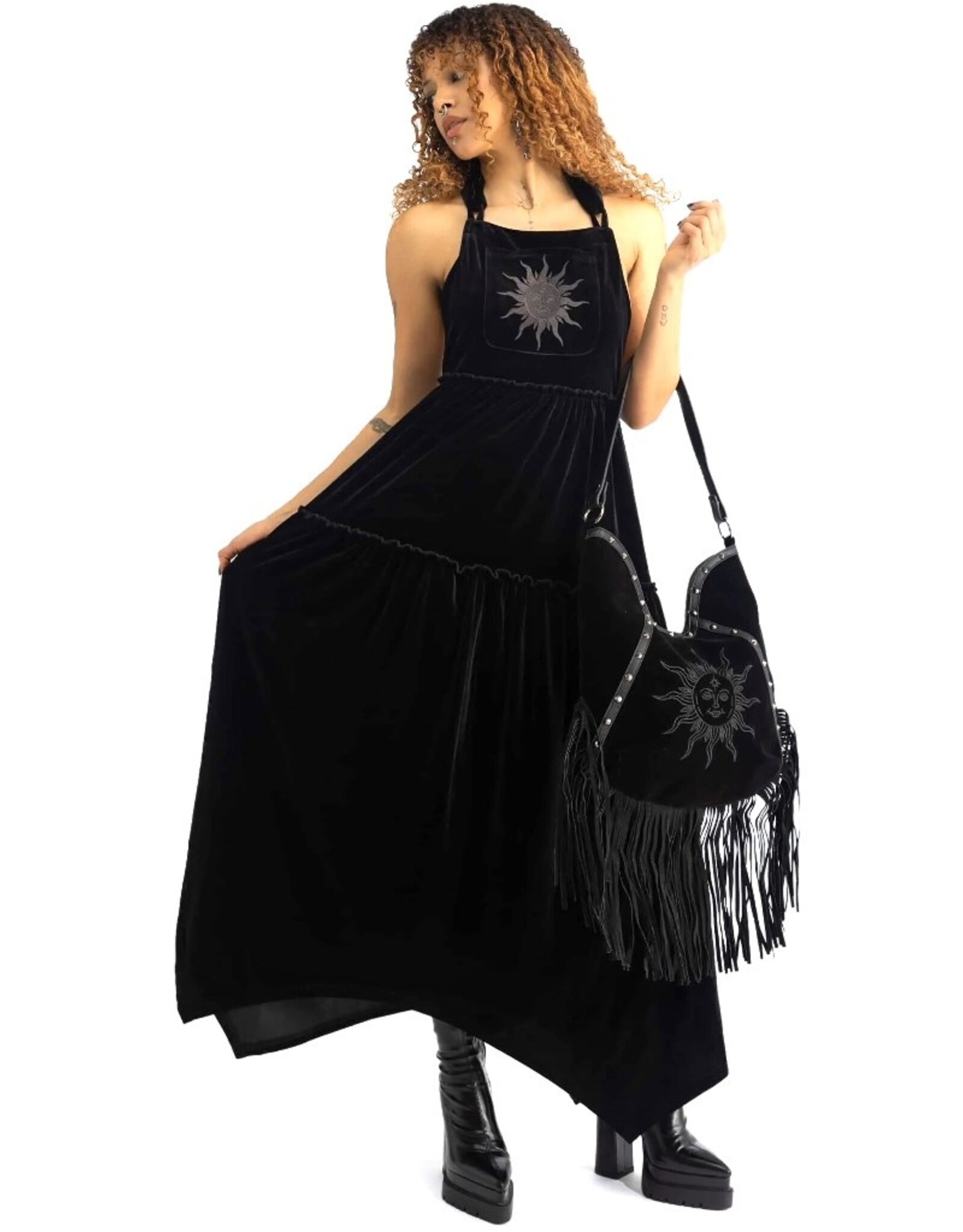 Killstar Killstar bags and accessories - Killstar Rising Sun Boho bag