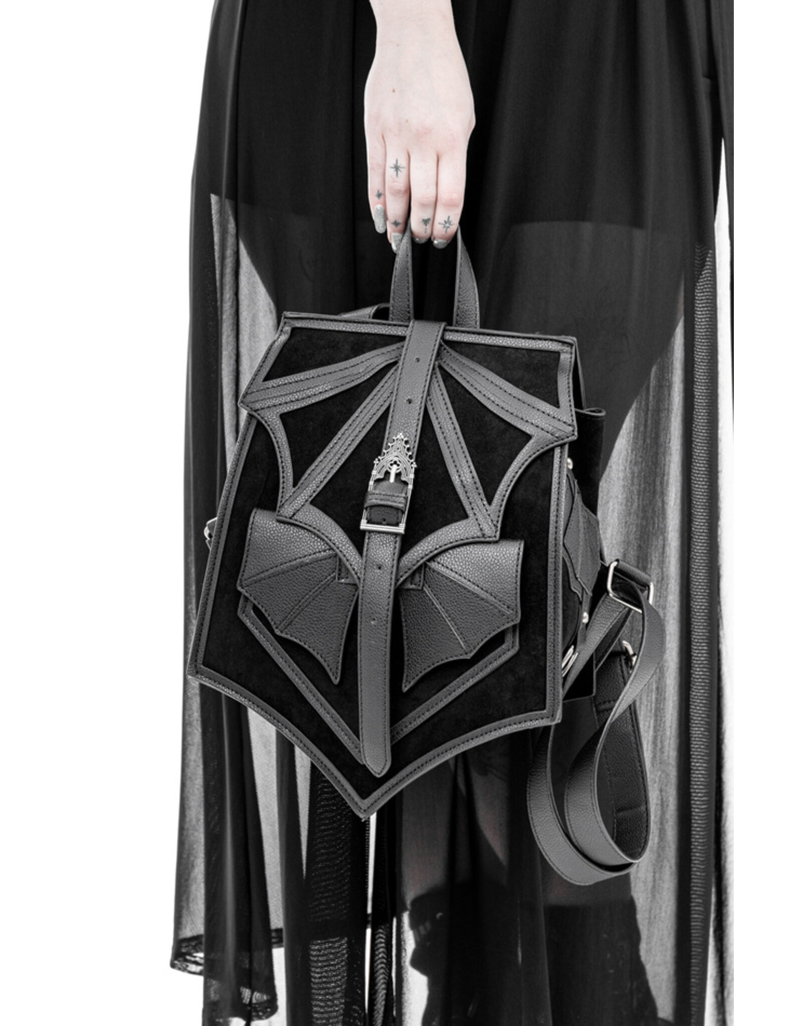 Restyle Gothic bags Steampunk bags - Gothic Chiroptera Backpack with Bat Wing