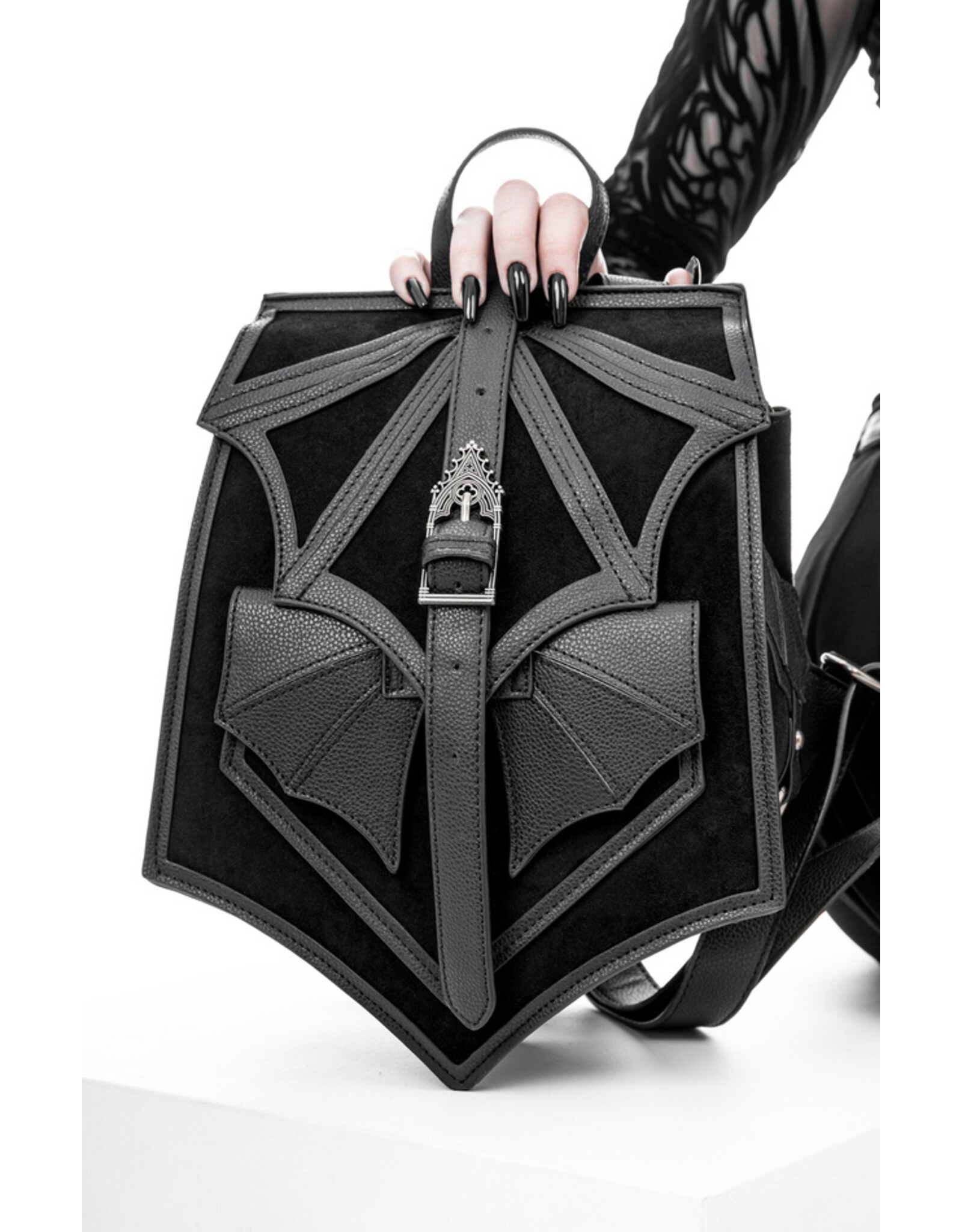 Restyle Gothic bags Steampunk bags - Gothic Chiroptera Backpack with Bat Wing