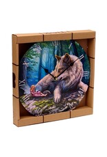 Puckator Giftware and Collectables - Wall clock  Fairy Stories Wolf & Fairy Lisa Parker