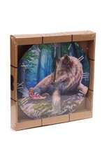 Puckator Giftware and Collectables - Wall clock  Fairy Stories Wolf & Fairy Lisa Parker