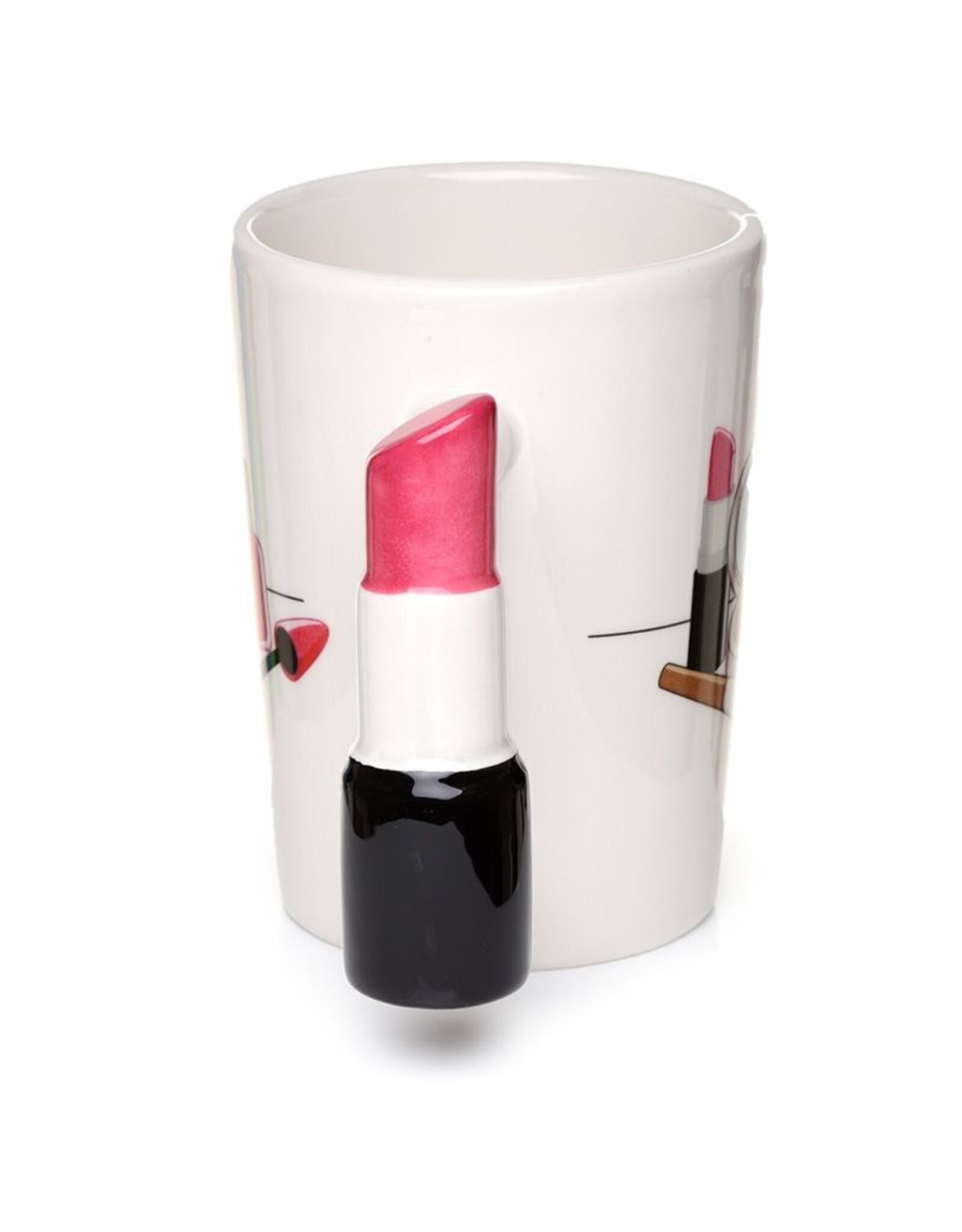 PKT Drinkware - Keramiek Mok met Lippenstift Handvat