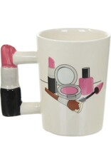 PKT Drinkware - Ceramic Mug with Lipstick Handle