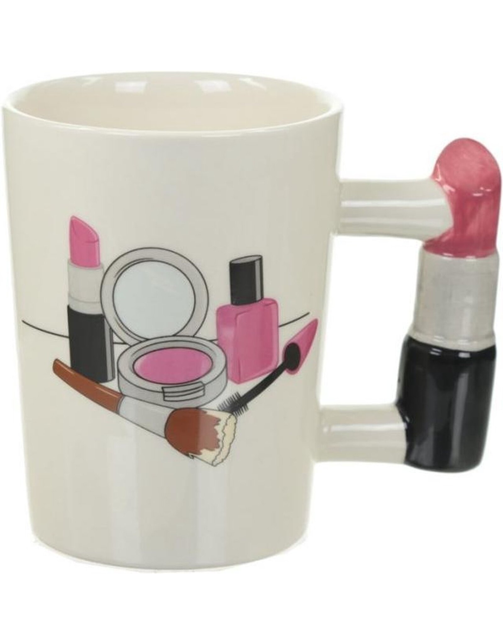 PKT Drinkware - Keramiek Mok met Lippenstift Handvat
