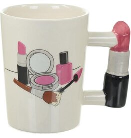 PKT Keramiek Mok met Lippenstift Handvat