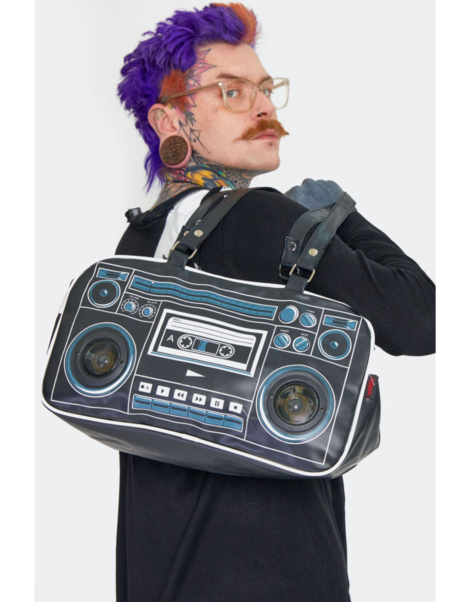 Jawbreaker Vintage bags Retro bags - Jawbreaker Boombox Retro Retro bag black