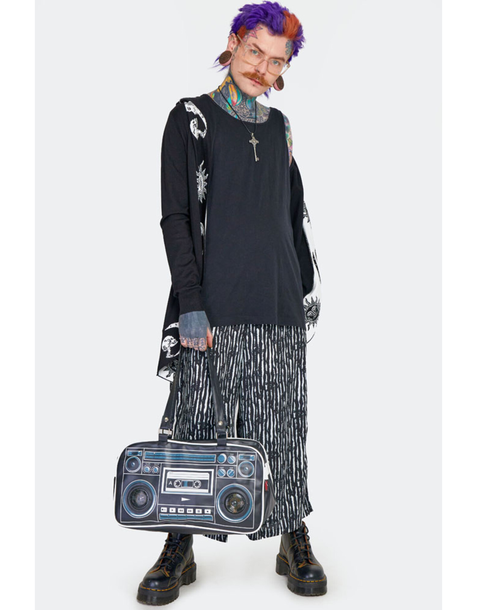 Jawbreaker Vintage bags Retro bags - Jawbreaker Boombox Retro Retro bag black