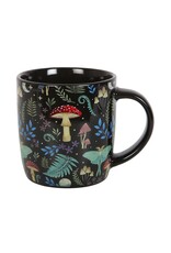 SDW Giftware & Lifestyle -Dark Forest mug with Mushrooms and Moth