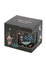 SDW Giftware & Lifestyle -Dark Forest mug with Mushrooms and Moth