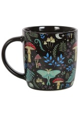 SDW Giftware & Lifestyle -Dark Forest mug with Mushrooms and Moth