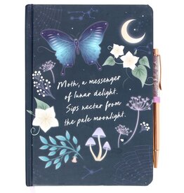 SDW Midnight Moth Journal with Amethyst Pen