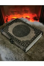 AWG Miscellaneous - Cirkel Triquetra Leren Esoterisch Notitieboek