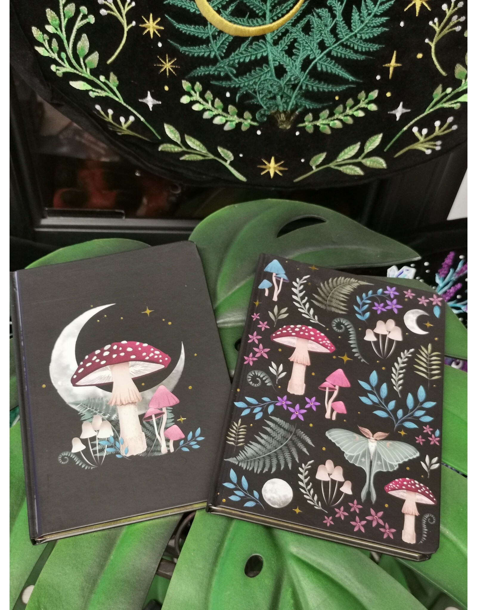 SDW Giftware & Lifestyle - Dark Forest mok met Paddenstoelen en Mot