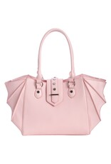 Banned Gothic Tassen Steampunk Tassen - Banned Annabelle Vleermuis Vleugels Schoudertas roze