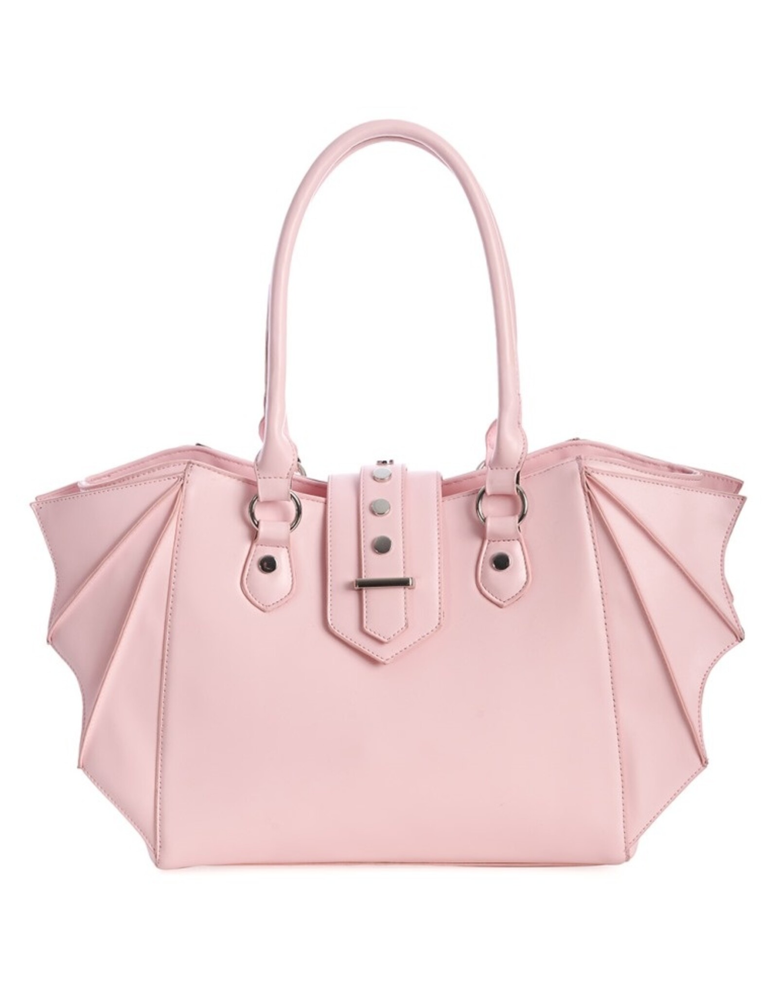 Banned Gothic Tassen Steampunk Tassen - Banned Annabelle Vleermuis Vleugels Schoudertas roze