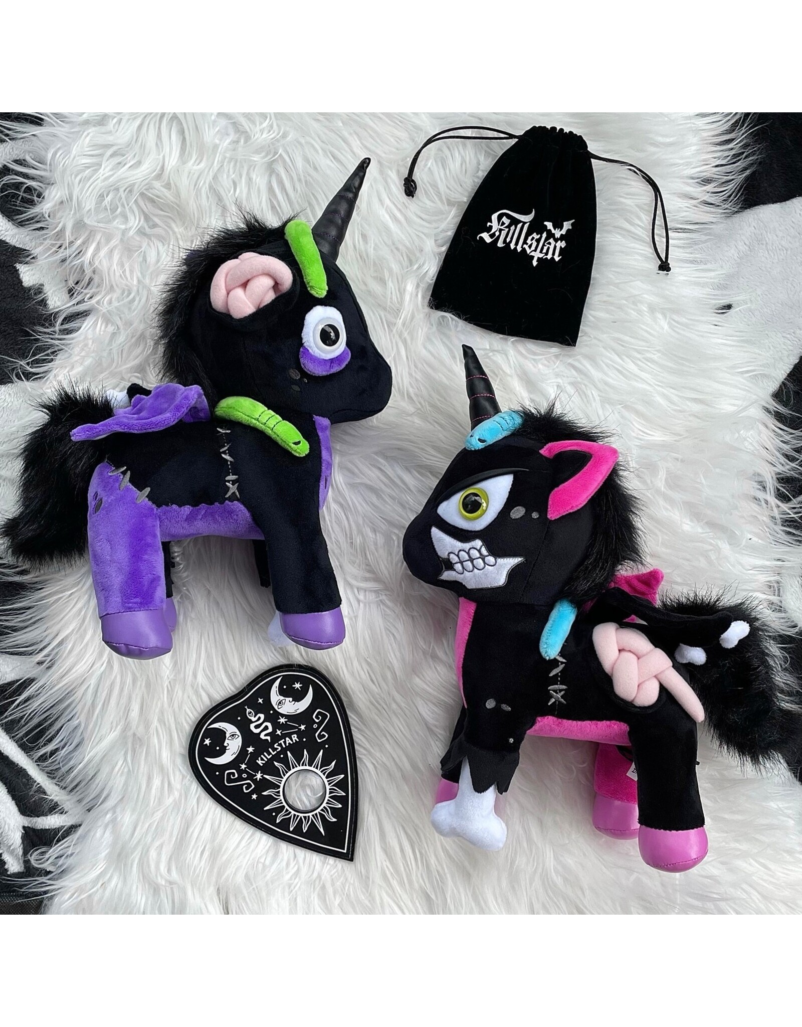 Killstar Killstar bags and accessories - Killstar ZOMBIECORN: LIVIN' DEAD Plush Toy