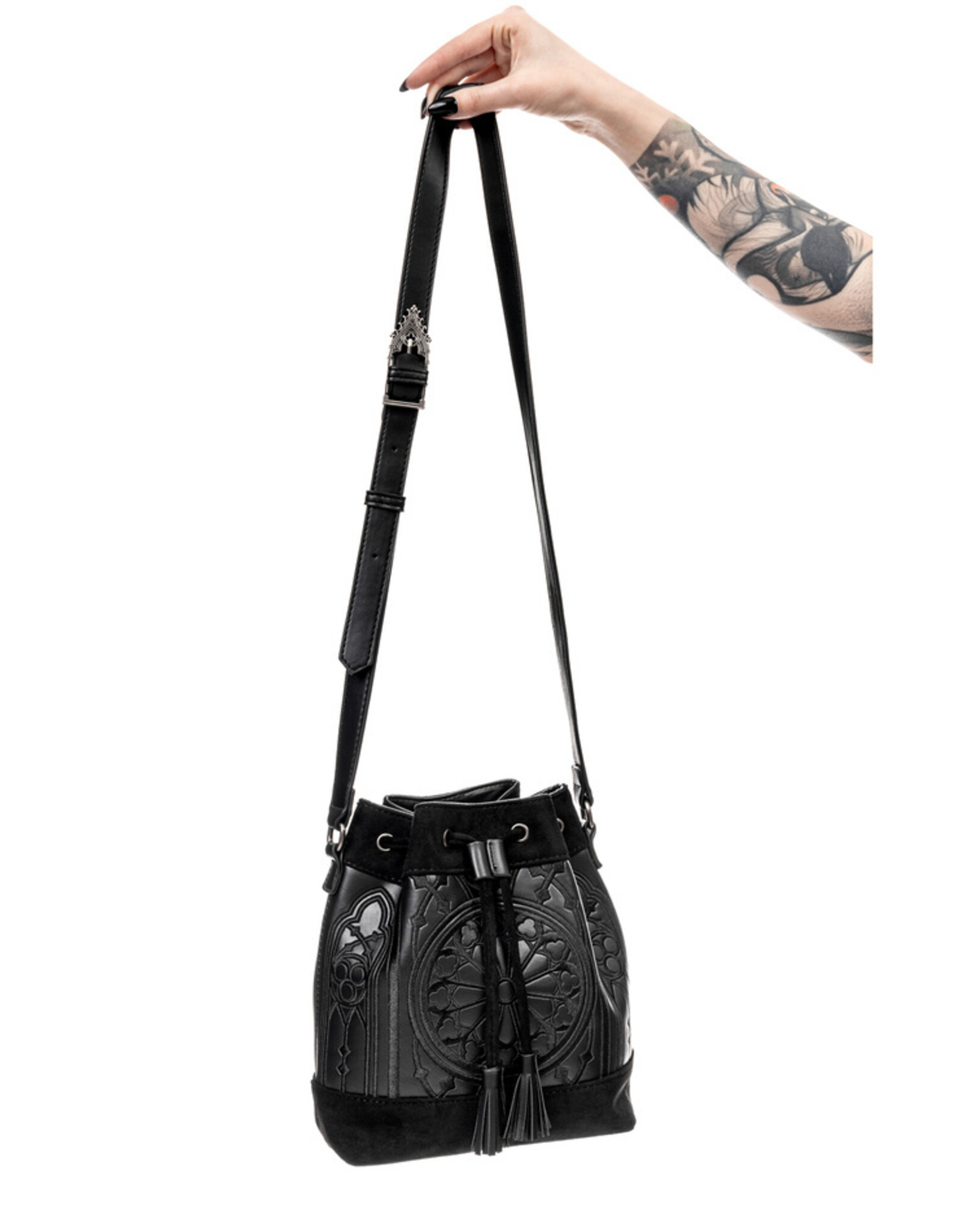 Restyle Gothic tassen Steampunk tassen - Restyle Sanctum Gothic Emmer Tas