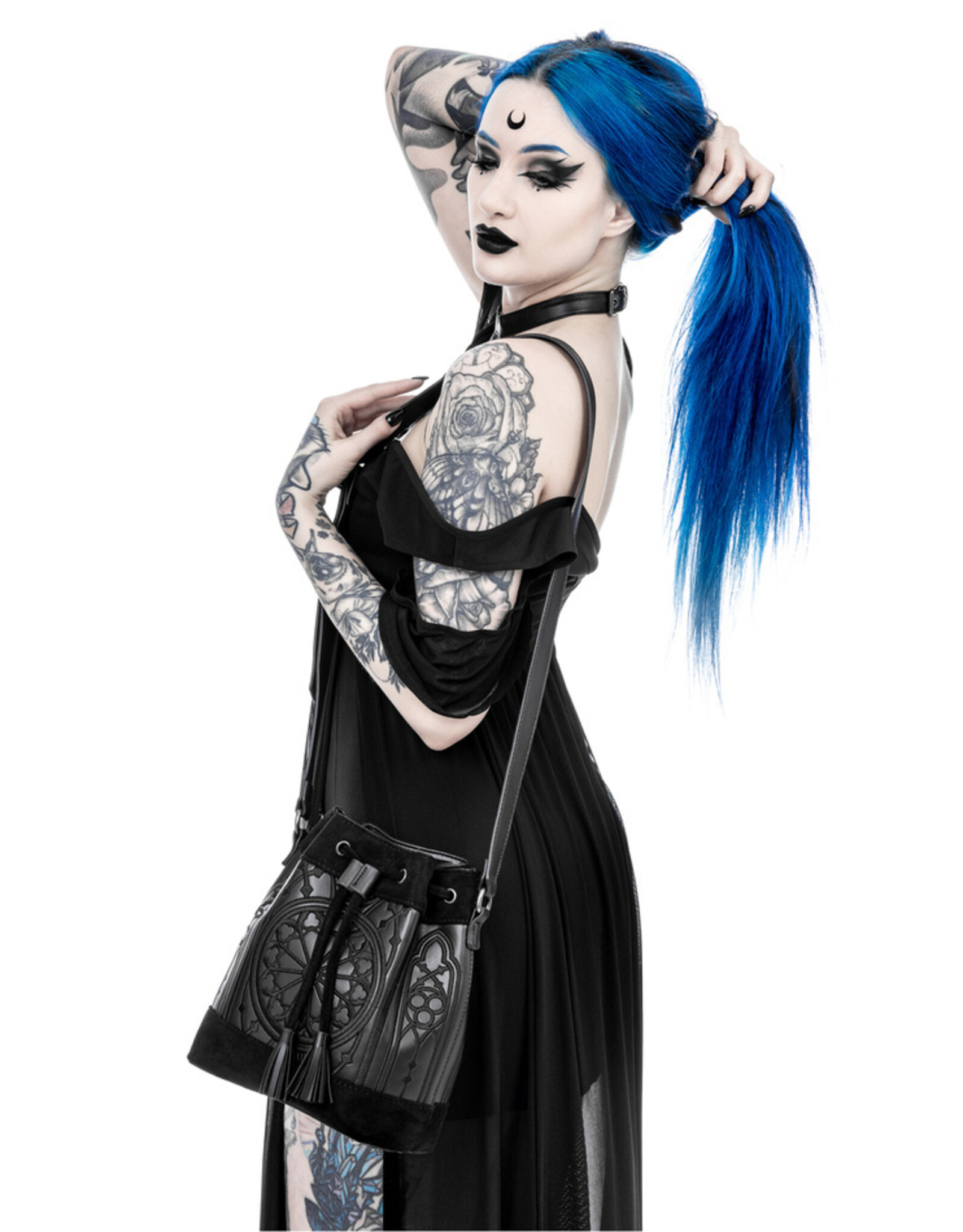 Restyle Gothic bags Steampunk bags - Restyle Sanctum Gothic Bucket Bag