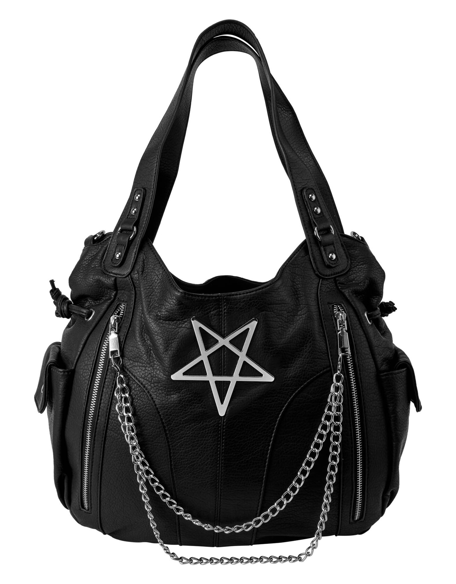 Killstar Killstar tassen en accessoires - Killstar Vexation Handtas met Pentagram
