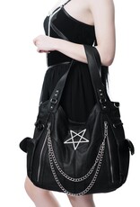 Killstar Killstar bags and accessories - Killstar Vexation Handbag with Pentagram