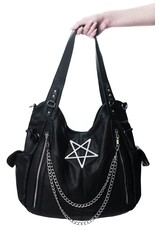 Killstar Killstar tassen en accessoires - Killstar Vexation Handtas met Pentagram