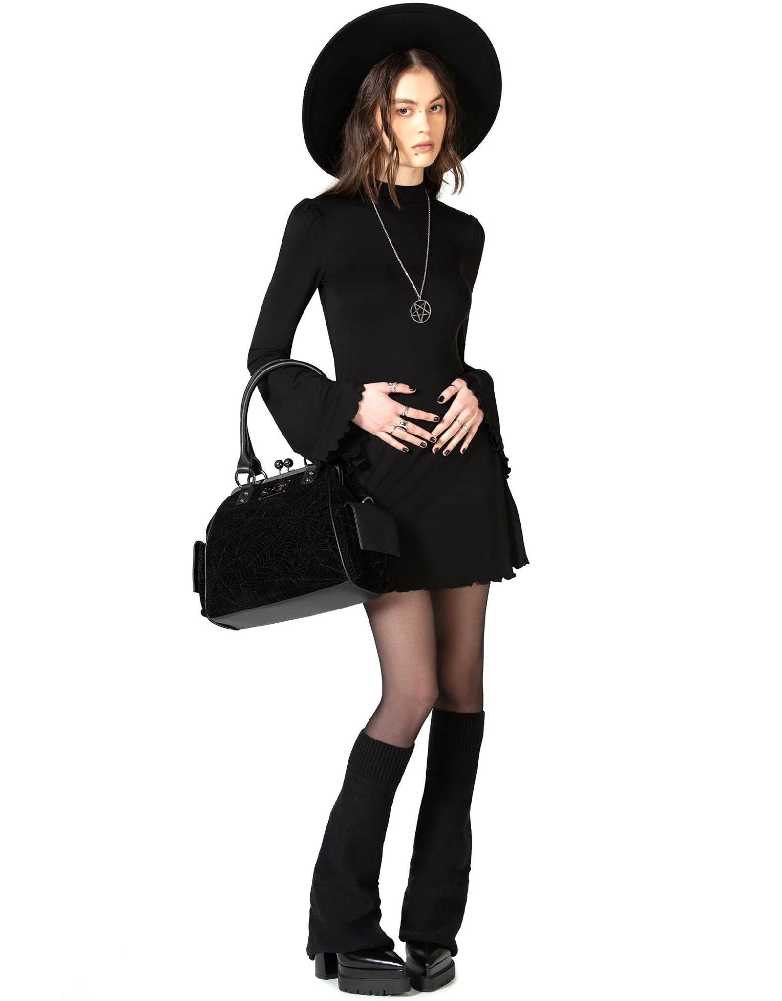 Killstar Killstar tassen en accessoires - Killstar Ceaseless Night Handtas