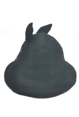 Trukado Miscellaneous - Felt hat - Sauna cap "Happy me" black