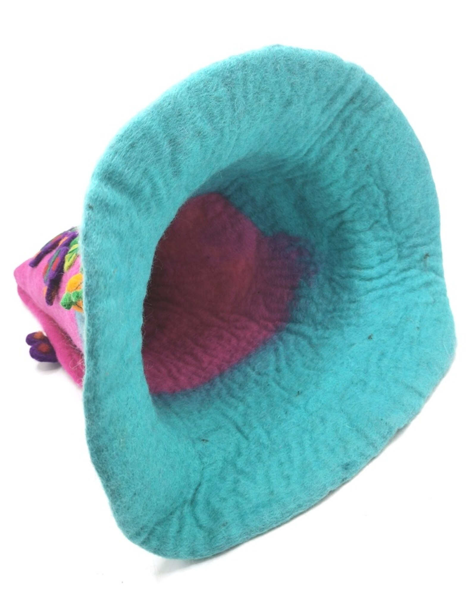Trukado Miscellaneous - Tovenaarshoed "Pompoen & Paddenstoel" Turquoise-roze