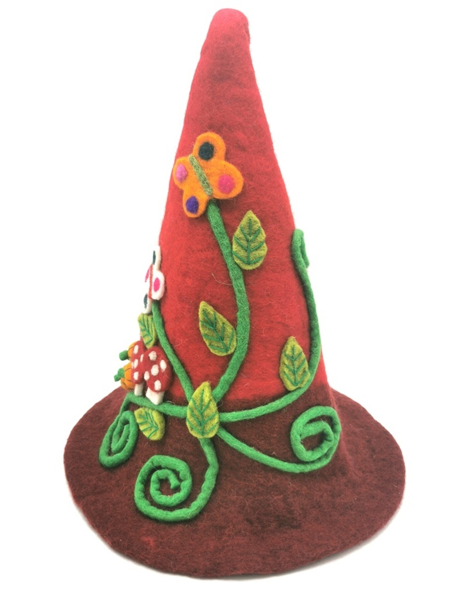 Trukado Miscellaneous - Tovenaarshoed "Pompoen & Paddenstoel" Rood