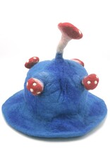 Trukado Miscellaneous - Felt hat - Sauna cap "Mushroom" Blue-red