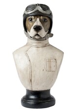 C&E Giftware & Lifestyle - Pilot Dog bust 51cm