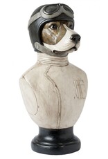 C&E Giftware & Lifestyle - Pilot Dog bust 51cm