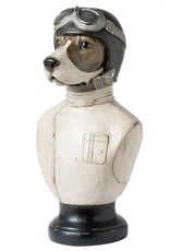C&E Giftware & Lifestyle - Pilot Dog bust 51cm