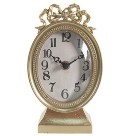 C&E Table Clock Art Deco style oval