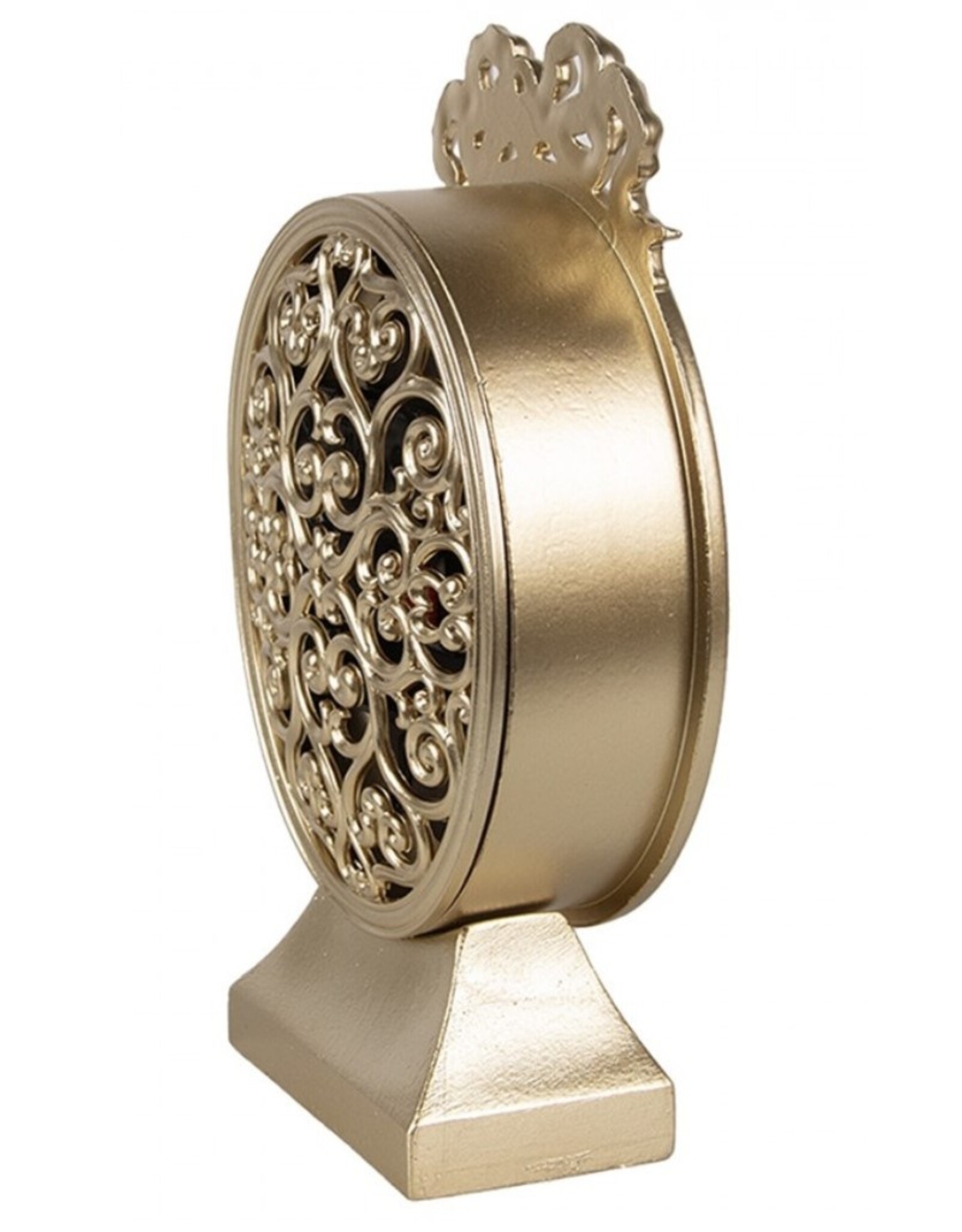 C&E Miscellaneous - Table Clock Art Deco style oval