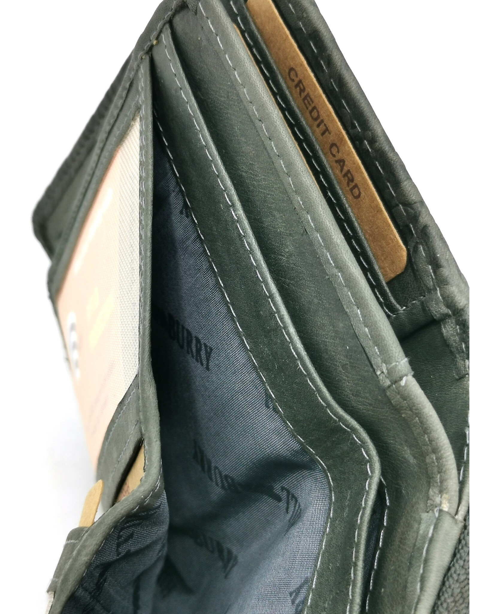 Hillburry Leather Wallets - Hillburry Flap Wallet with Embossed Leaves