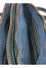 HillBurry Leren tassen - Hillburry Schoudertas-Clutch met vakjes Gewassen Leer petroleum