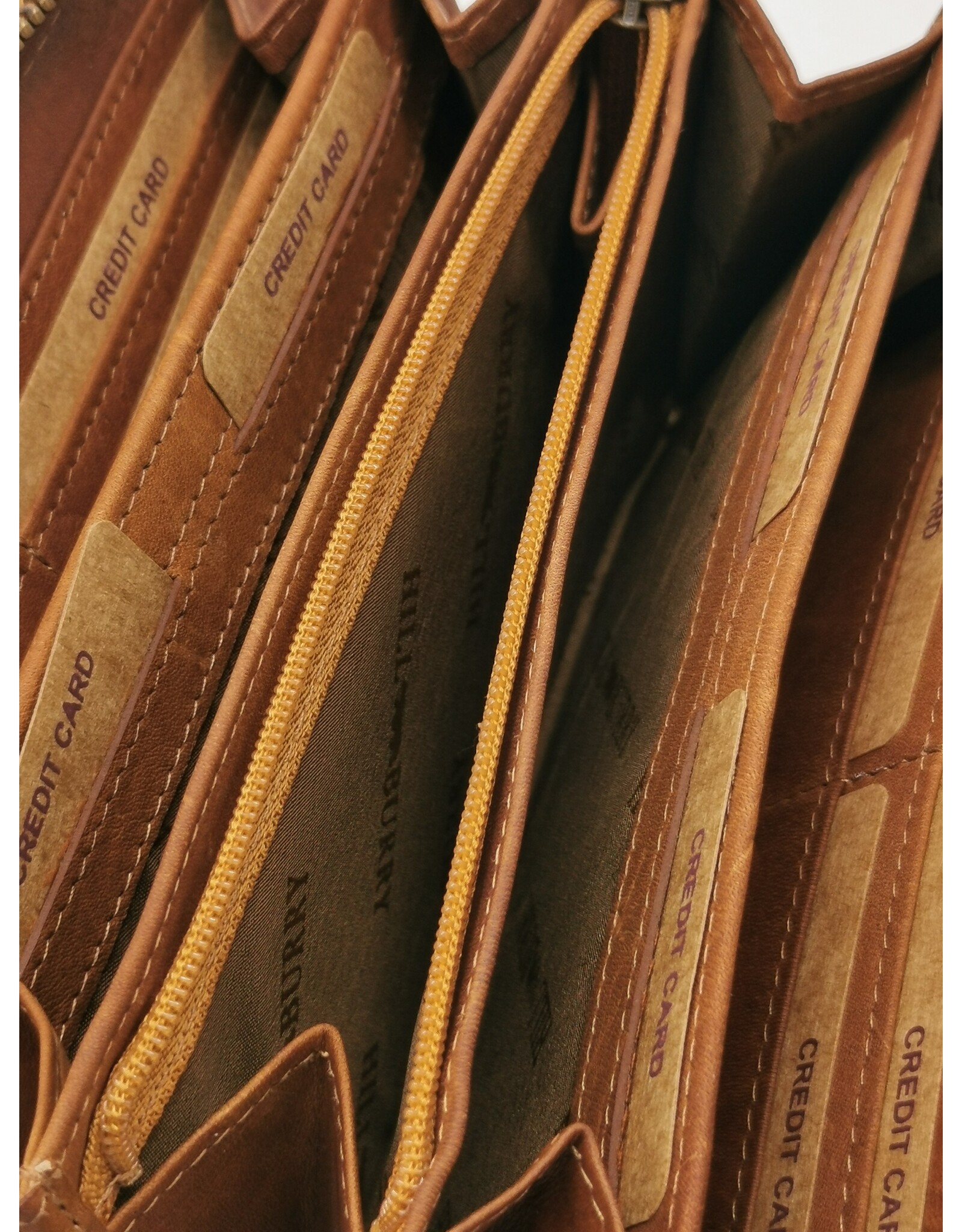 HillBurry Leather Festival bags, waist bags and belt bags - HillBurry Phone Bag-Wallet Embossed leaves tan