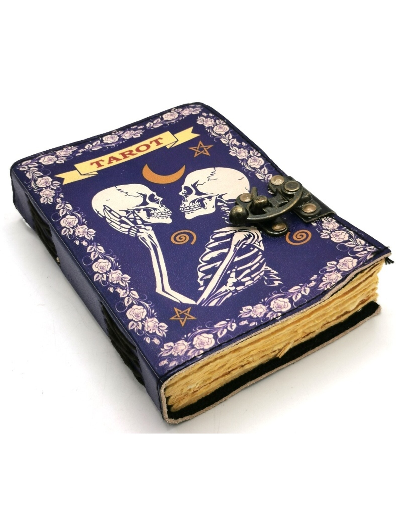 JM Handicrafts Miscellaneous - Grimoire Leather Journal Tarot 18x13cm