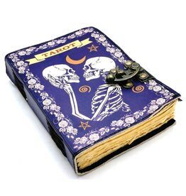 JM Handicrafts Grimoire Leren Notitieboek Tarot 18x13cm